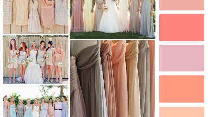 mix and match bridesmaids