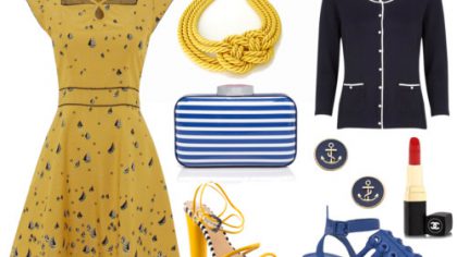 Moodboard Wedding Guest Attire: Nautical