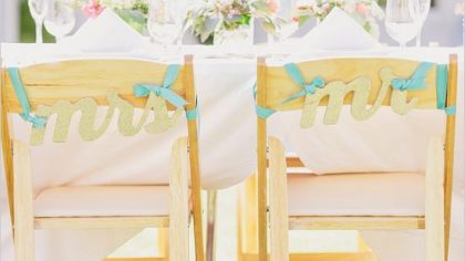 Wedding Décor: Chair Covers