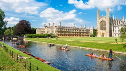 Punting Down The River Camb